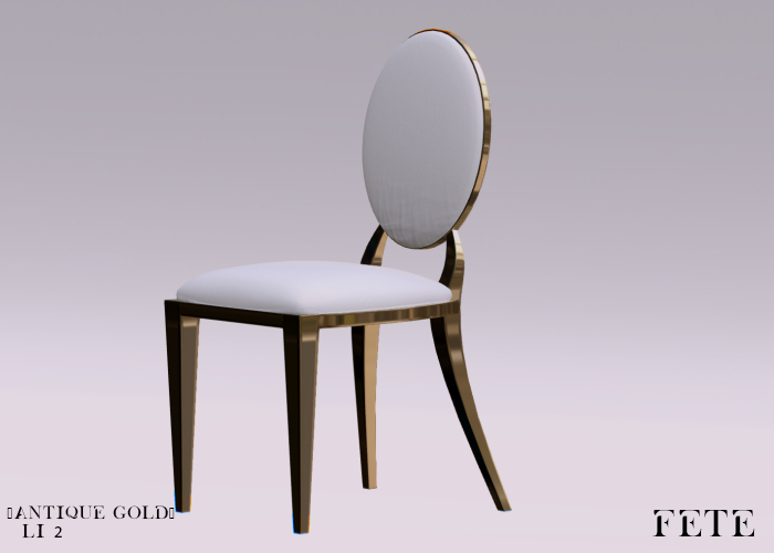 FETE- Luxor Chair V2 (Antique Gold)