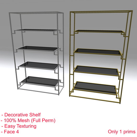 Decorative Shelf (F1). Mesh (Full Perm).