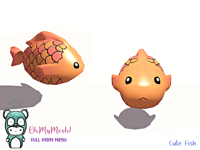 OhMyMesh! Cute Fish - Full Perm Mesh