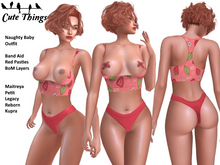 [CT] Naughty Baby Outfit Strawberry - Maitreya - Petit - Legacy - Kupra - Reborn
