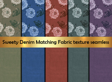 Sweety Denim Matching Fabric texture seamless