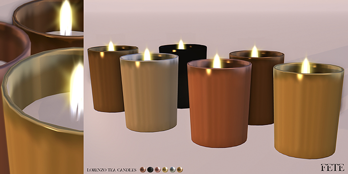 FETE- Lorenzo Tea Candle FATPACK