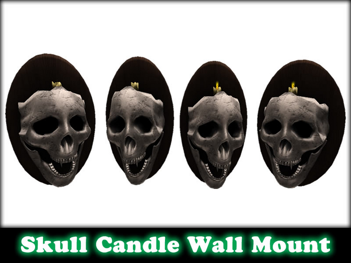 Skull Candle Wall Mount
