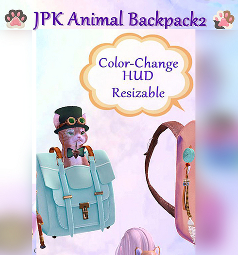 01**JPK Animal Backpack 2 (Steampunk Cat) BOX RARE