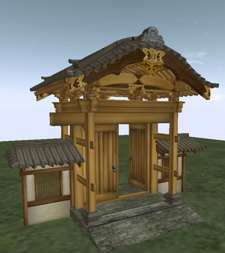 Great karahafu Japanese Gate