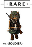 02**JPK Cat Abatar  Accessories BOX (Soldier) RARE