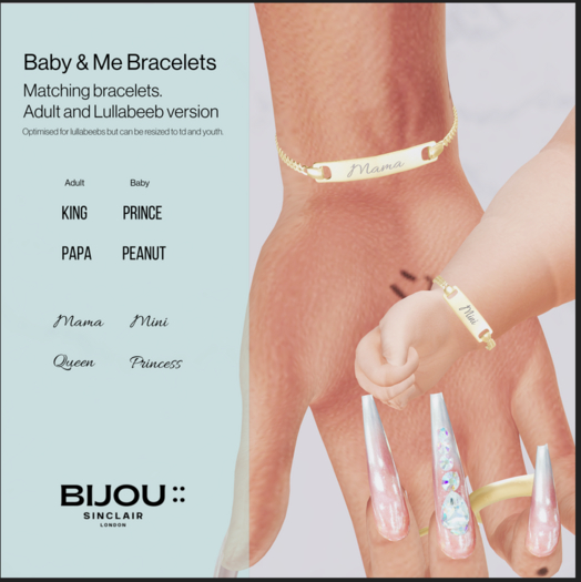 BIJOU :: Baby&Me Bracelet - Babygirl *add me*
