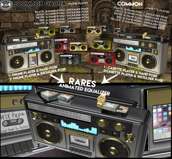 [Since1975] BoomBox/C Gold (Shoulder)