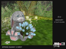 MOoH! Stuff Spring bunny 2 grey (Add)