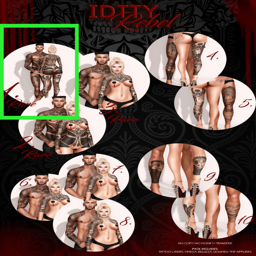 .Identity. Body Shop - #1 Evil Nature RARE