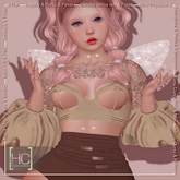 [HC] Hart Ivory Top & Sleeves for Kupra, Kups, Maitreya, Legacy, Belleza, Slink, Tonic, eBody & Reborn