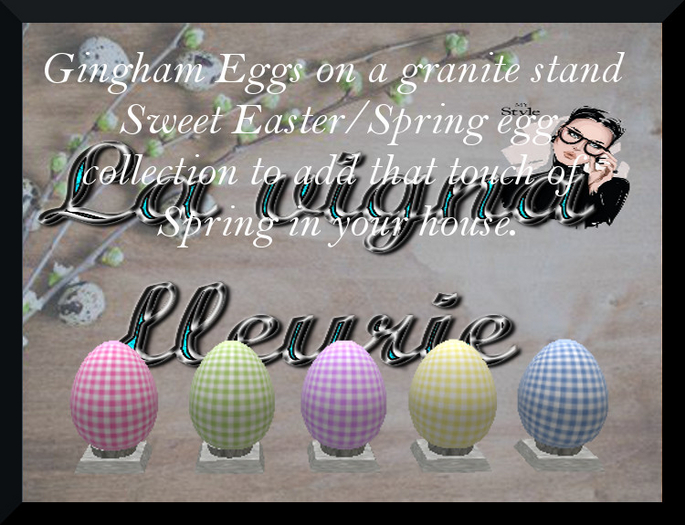Gingham Egg Set