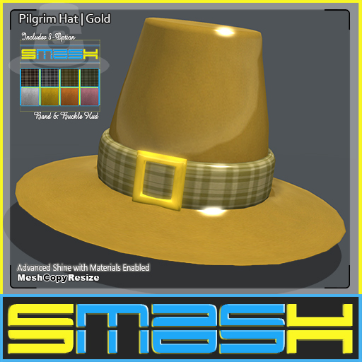 SMASH - Pilgrim Hat (Gold)