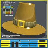 SMASH - Pilgrim Hat (Gold)