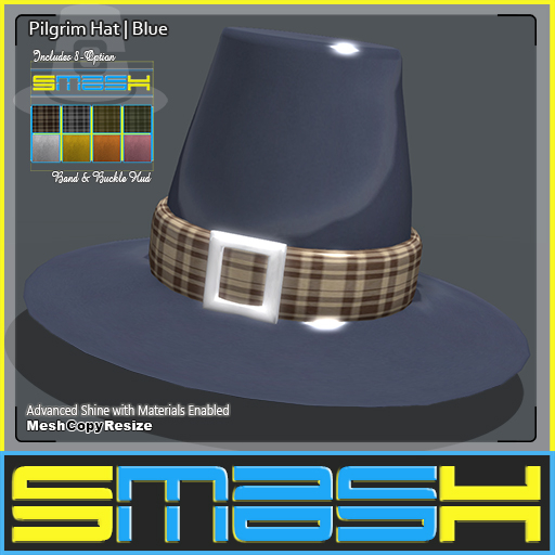 SMASH - Pilgrim Hat (Blue)