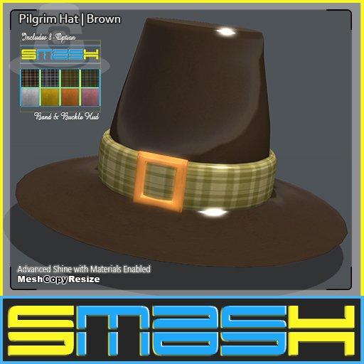 SMASH - Pilgrim Hat (Brown)