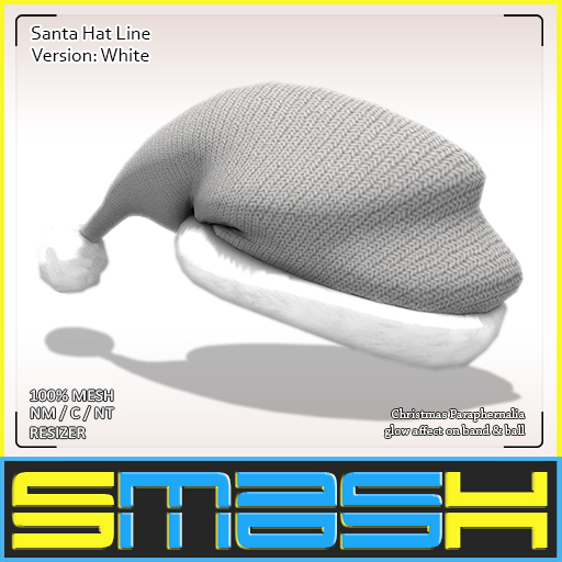 SMASH - Santa Hat (White)