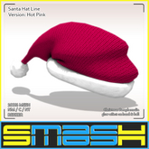 SMASH - Santa Hat (Hot Pink)