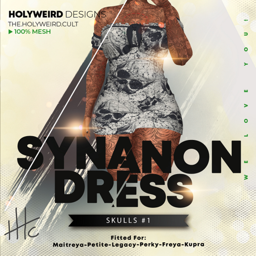 .:tHc:. Synanon Dress - Skulls #1