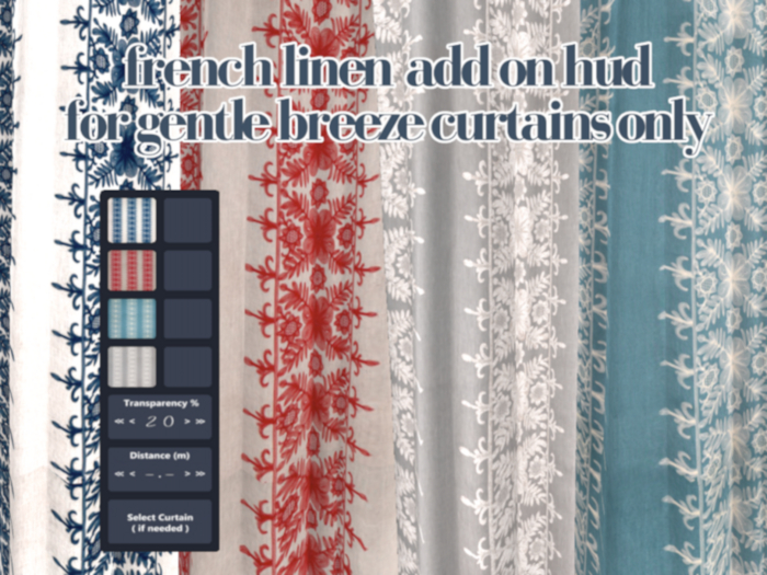 SweetPearl Fusion - Gentle Breeze French Linen Texture HUD