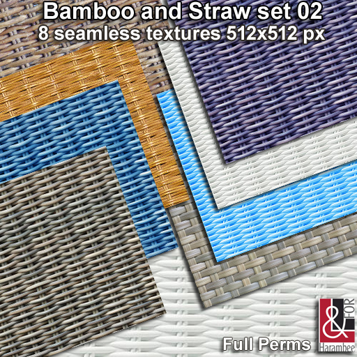 8 Bamboo and Straw set 2 FP