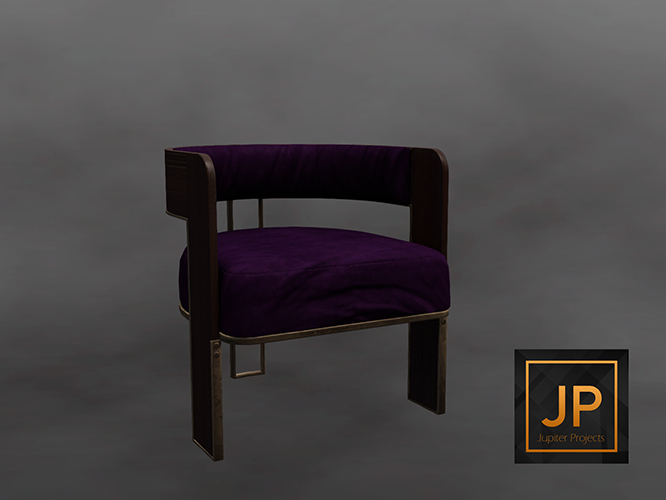 3.22769 - Club Chair Purple