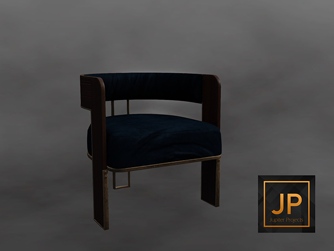 2.22769 - Club Chair Blue