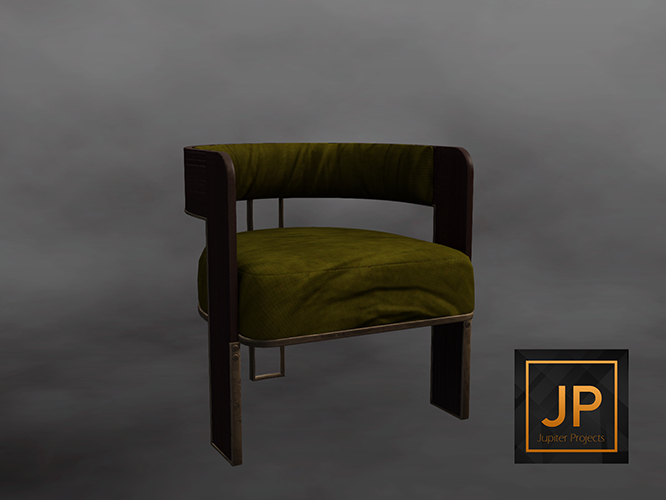 1.22769 - Club Chair Yellow