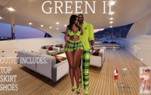 (SF) NA Plaid Green II (F)