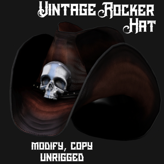 Vintage Rocker hat BOXED