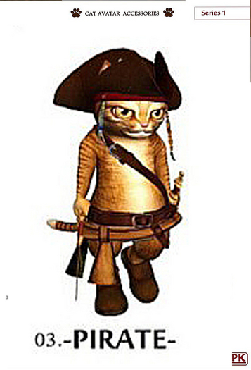 03**JPK Cat Abatar  Accessories BOX (Pirate) RARE
