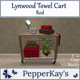 [TA] Lynwood Towel Cart - Red