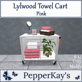 [TA] Lylwood Towel Cart - Pink