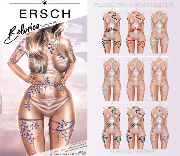 ERSCH - Bellorica bodyjewelry -fatpack-