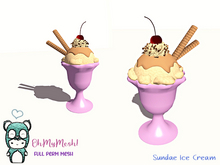 OhMyMesh! Sundae Ice Cream - Full Perm Mesh