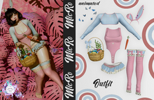 - MicRo - Outfit Spring Bunny Aqua Pink