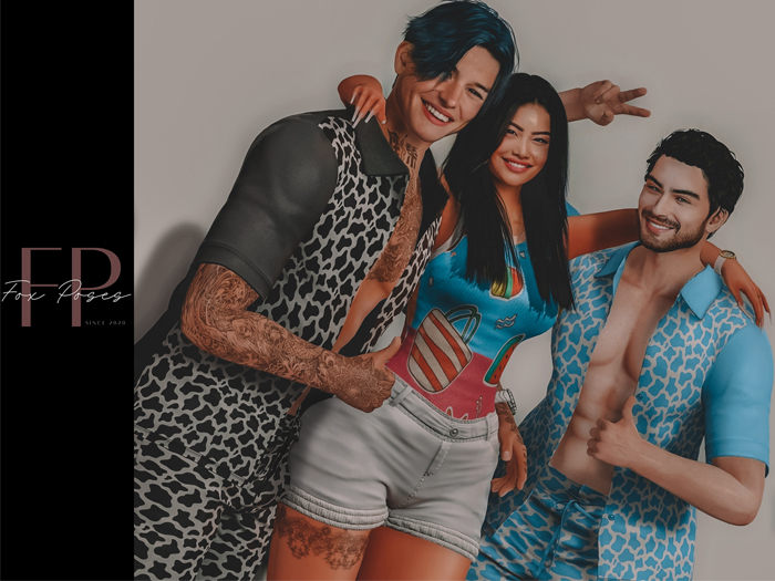 [ FOX POSE] GROUP OF FRIENDS BENTO #01