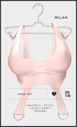 MILAN - Anne Top - Beige
