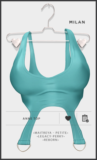 MILAN - Anne Top - Petrol