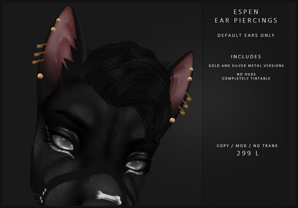 [MODZ] ESPEN DEFAULT EARS PIERCINGS - BOXED