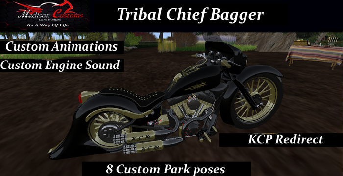  Motorcycle Tribal Chief Bagger