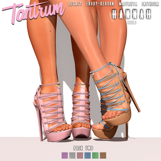 Tantrum - Hannah Heels - Pack Two 