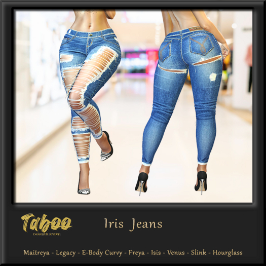 ..::Taboo -  Jeans Ripper Iris::..