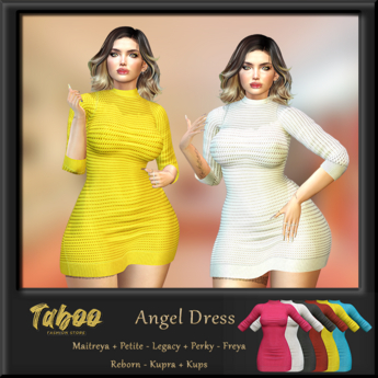 Second Life Marketplace - .::Taboo Angel Dress DEMO::..