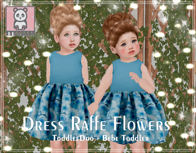 [P] Dress Raffe Flowers Blue {TD/BB}