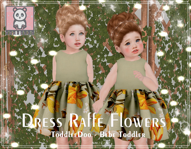 [P] Dress Raffe Flowers Yellow {TD/BB}