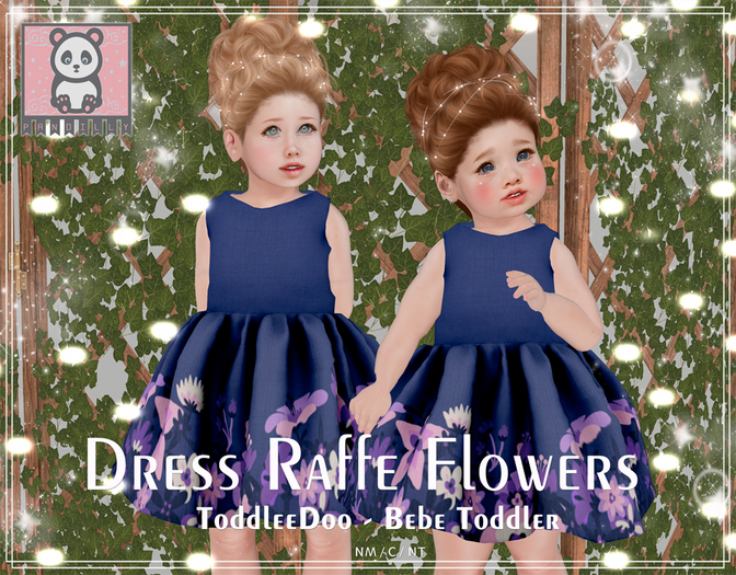 [P] Dress Raffe Flowers Purple {TD/BB}