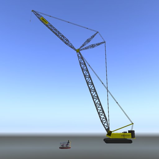 Heavy Load Crane Display "Starlifter 5500" 