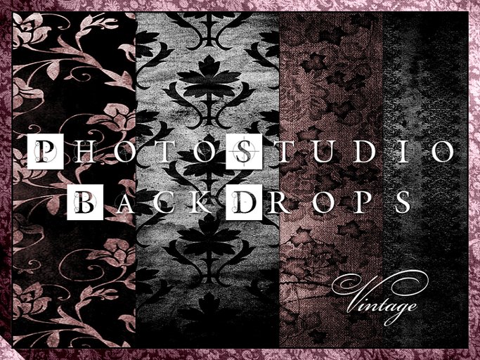 3DSLFX Vintage III PHOTO STUDIO BACKDROPS