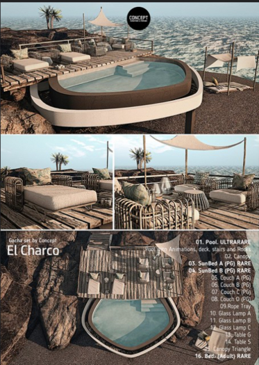 Concept} *09. El Charco. Rope Tray